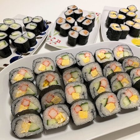 細巻きと巻き寿司