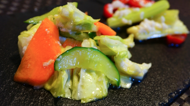 塩麹で作ったお漬物