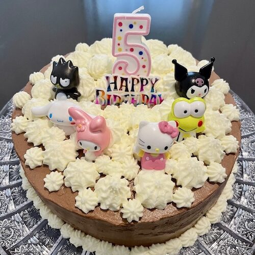 サンリオのチョコケーキ