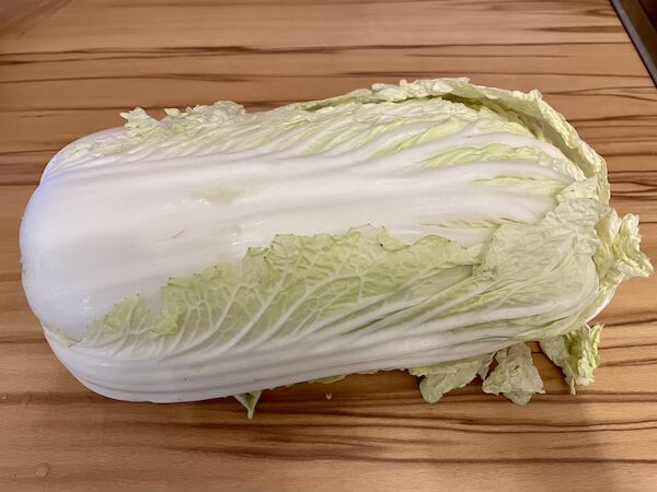 キムチ作りに使う白菜